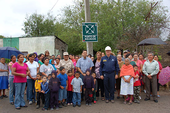 Resultó un éxito simulacro de evacuación en Nueva Rosita