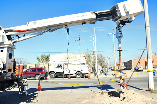 Avanzan trabajos en la avenida Las Américas