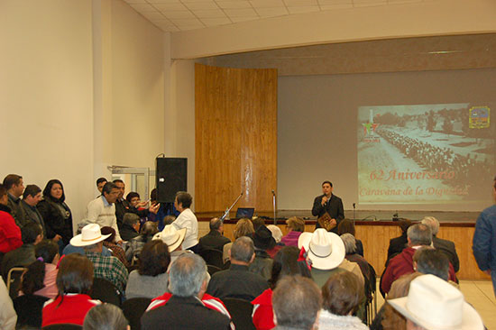 Conmemora Antonio Nerio 62 aniversario de la Caravana de la Dignidad