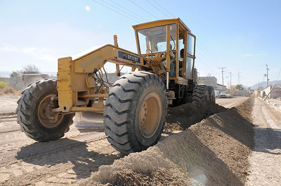 Supervisa Melchor Sánchez obra de pavimentación