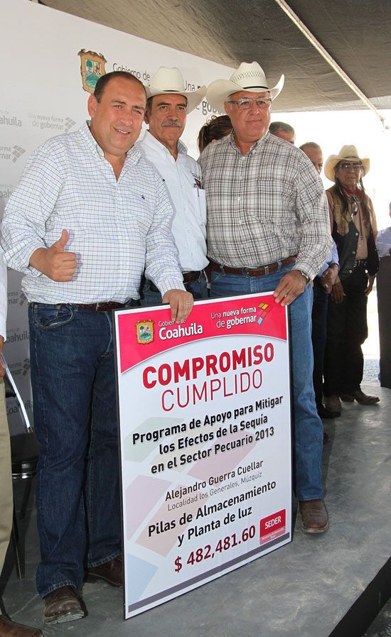 Entrega gobernador Rastro TIF a productores de la Carbonífera