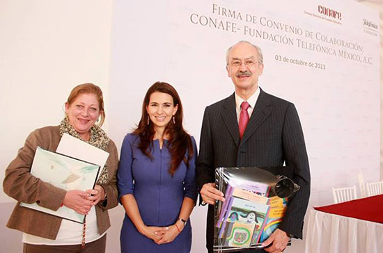 Giovanna Bruni Mondolfi, Carolina Viggiano y Francisco Gil Díaz