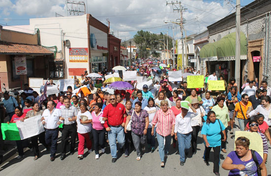 REALIZA EL PRI COAHUILA MANIFESTACIÓN PACÍFICA