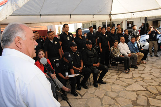 Reconoce Melchor Sánchez a elementos de Seguridad Pública 