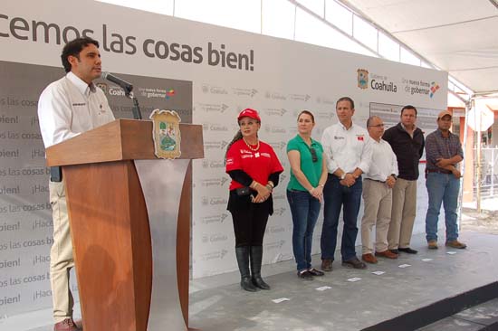 Arrancan obras de pavimentación en Nueva Rosita