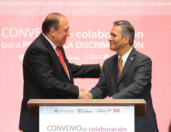    FIRMAN CONVENIO PARA COMBATIR LA DISCRIMINACIÓN