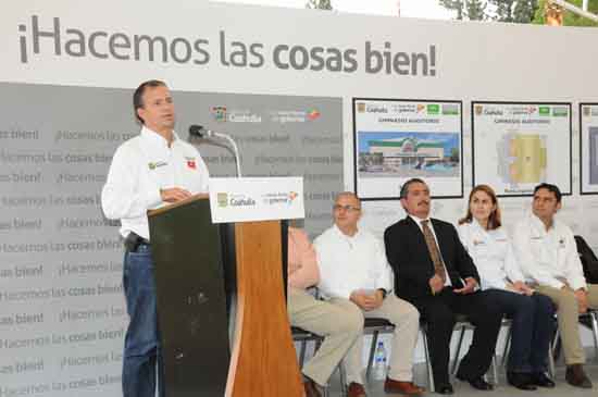   MÁS INFRAESTRUCTURA DEPORTIVA  PARA LA REGIÓN CARBONÍFERA