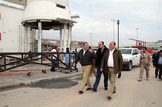   SUPERVISA GOBERNADOR OBRAS EN SALTILLO