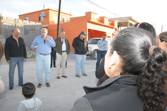 Inaugura alcalde Melchor Sánchez obra de pavimentación en colonia Pedregal de San Angel 