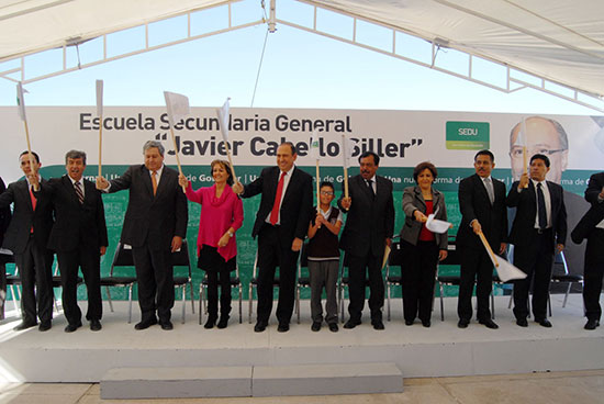 Inicia gobernador construcción de más infraestructura educativa