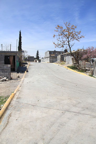 Concluyen tareas de pavimentación en ampliación San José