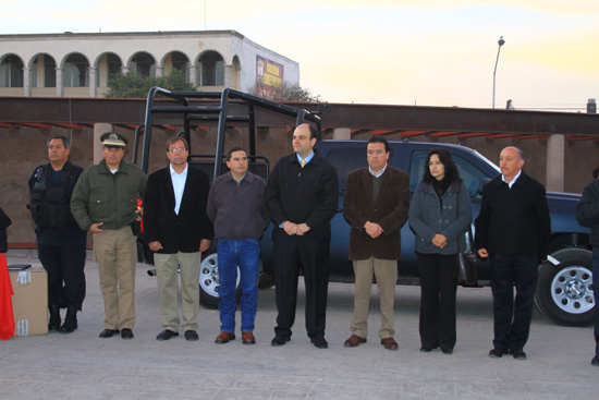 Da Jericó más equipo a policía y grupos tácticos 