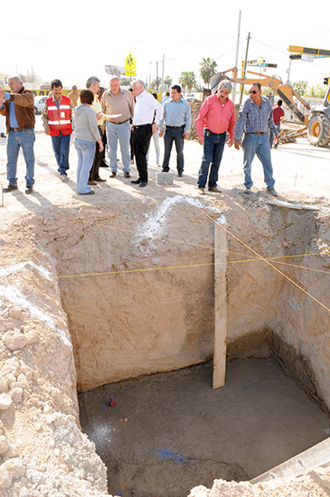 Supervisa Melchor Sánchez trabajos de construcción del Monumento al Ejército Nacional