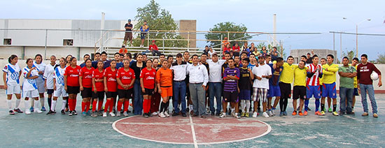 Presenció Antonio Nerio final regional de torneo "De la calle a la Cancha"