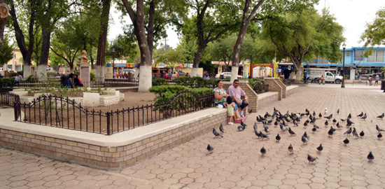 VECINOS DE LA ZONA CENTRO ATESTIGUAN ENTREGA DE OBRA DE REHABILITACIÓN DE LA PLAZA BENJAMÍN CANALES.