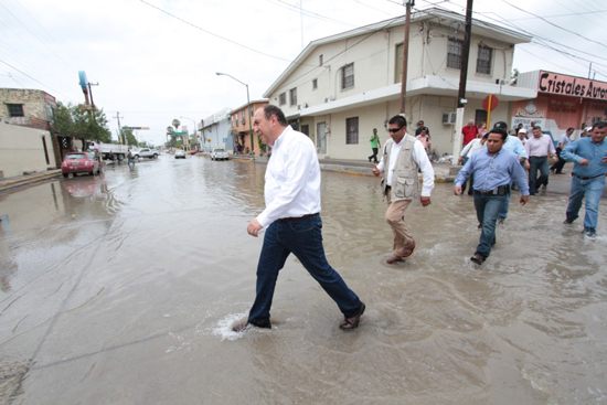 En Piedras Negras cayeron 495 milímetros de agua