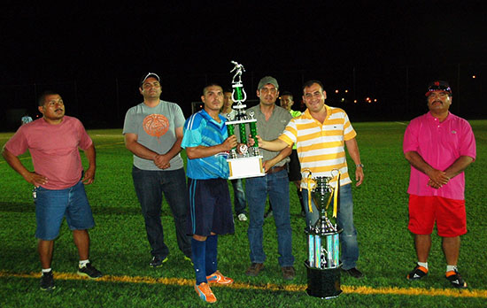 Finaliza liga municipal de futbol premier en Nueva Rosita