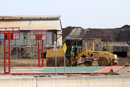 Registra Biblioparque norte un avance del 70 por ciento