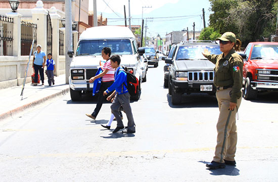 Aplica gobierno municipal Operativo de Seguridad Escolar