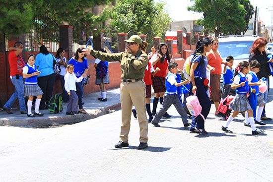 Aplica gobierno municipal Operativo de Seguridad Escolar