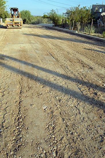 Impulsan obras de pavimentación en la colonia San Antonio