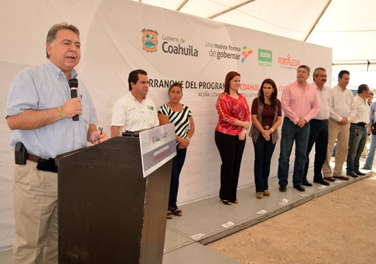  INICIA GOBIERNO DEL ESTADO EN CIUDAD ACUÑA EL PROGRAMA “TODOS CON TECHO”