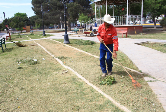 SALTILLO DA MANTENIMIENTO A 38 PLAZAS PÚBLICAS