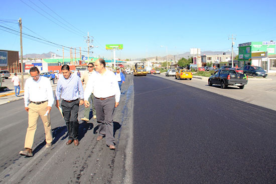 Supervisa Jericó arranque de recarpeteo en el Otilio