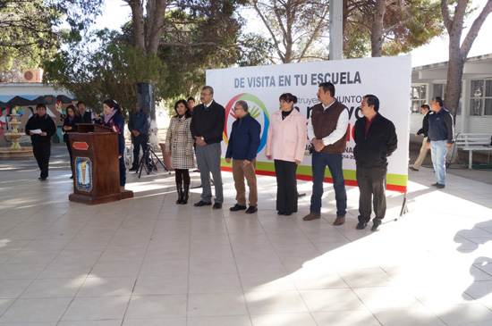 Arranca César Gutiérrez “De visita en tu escuela”