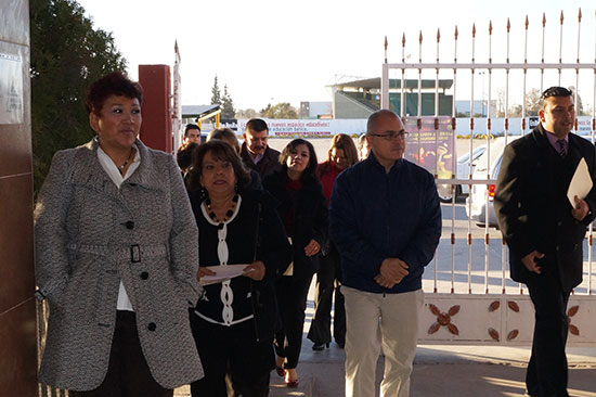 Lleva César Gutiérrez el programa “De visita en tu escuela” a secundaria Julio Galán Romo