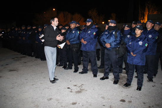 RECONOCE ALCALDE RESULTADOS OBTENIDOS POR ELEMENTOS DE SEGURIDAD AL REDUCIR ÍNDICES DELICTIVOS 