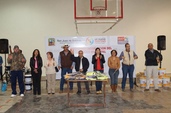 Arranca César Gutiérrez rehabilitación del gimnasio municipal “Ricardo Torres Nava” 