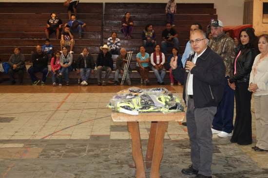 Arranca César Gutiérrez rehabilitación del gimnasio municipal “Ricardo Torres Nava” 