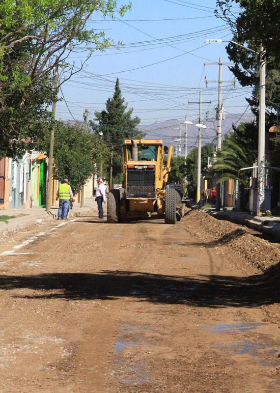 Avanza recarpeteo en Colonia Morelos 