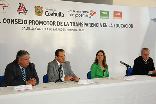 Dan a conocer logros del Consejo Promotor de la Transparencia en la Educación