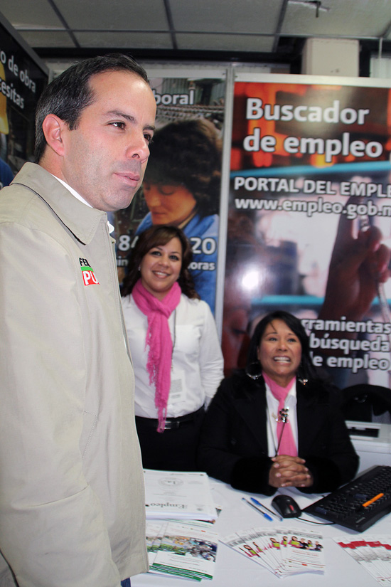 INAUGURA ALCALDE SEGUNDA FERIA NACIONAL DE EMPLEO PARA LA MUJER 