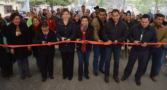 Inauguran obras de pavimentación con inversión de 2 MDP 