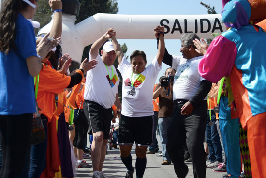 Un éxito primera carrera para personas con discapacidad 