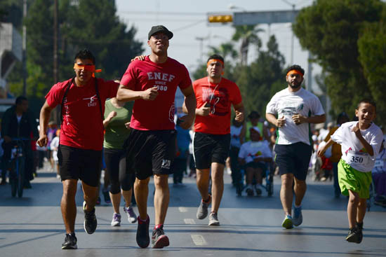 Un éxito primera carrera para personas con discapacidad 