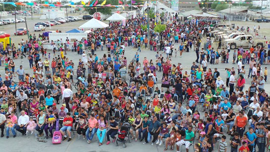 Éxito total festejo para los niños organizado por el DIF 