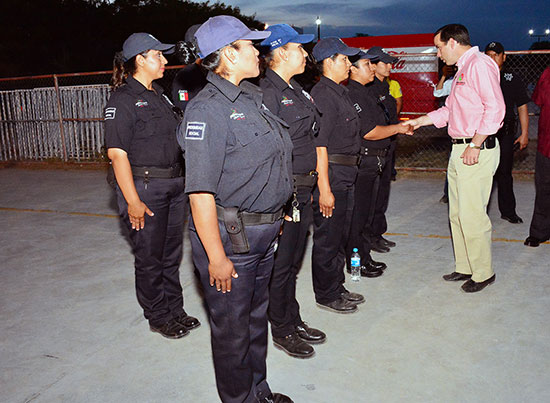 Viajarán a Ramos Arizpe 33 aspirantes a cadetes de la Policía Preventiva Municipal