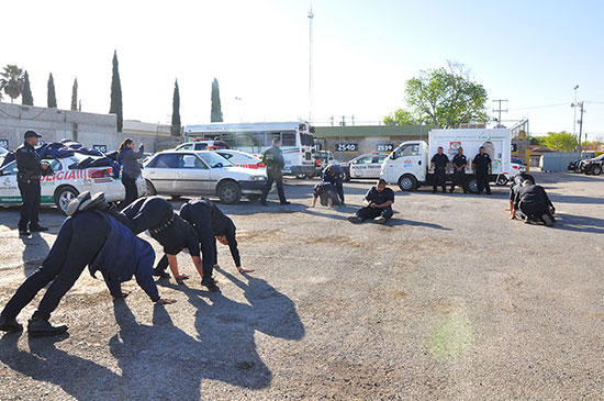 Viajarán a Ramos Arizpe 33 aspirantes a cadetes de la Policía Preventiva Municipal