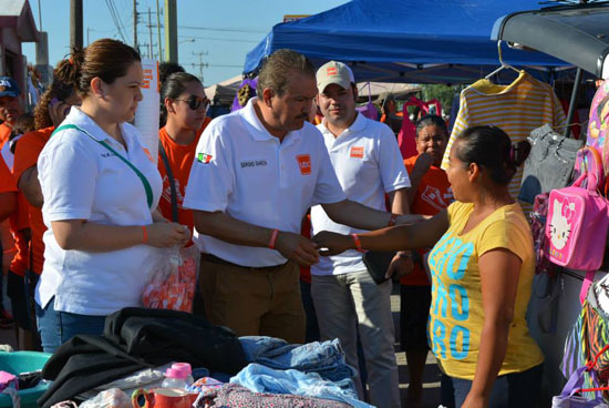 ACUDE SERGIO GARZA AL SECTOR TIERRA Y LIBERTAD  