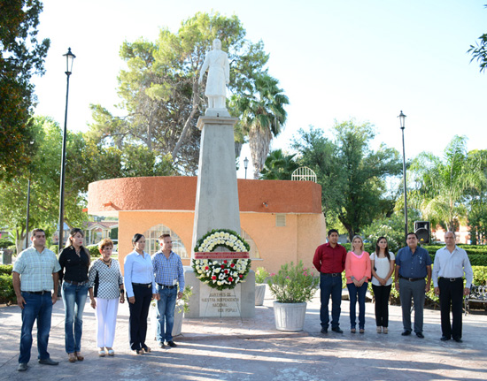 CONMEMORAN AUTORIDADES MUNICIPALES Y MILITARES 203 ANIVERSARIO LUCTUOSO DE DON MIGUEL HIDALGO Y COSTILLA 