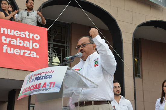  EL PRI GANÓ EN COAHUILA GRACIAS AL TRABAJO Y LIDERAZGO DE RUBÉN MOREIRA.- CÉSAR CAMACHO QUIROZ