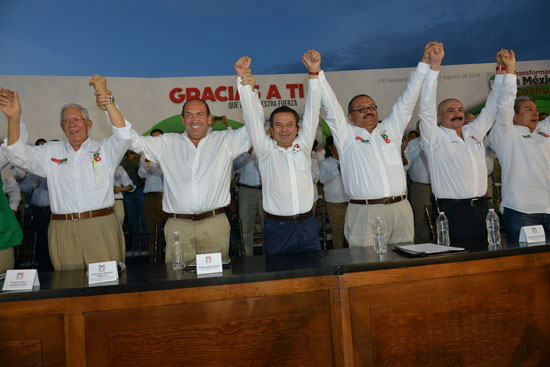  EL PRI GANÓ EN COAHUILA GRACIAS AL TRABAJO Y LIDERAZGO DE RUBÉN MOREIRA.- CÉSAR CAMACHO QUIROZ