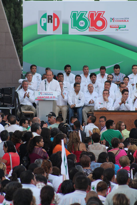  EL PRI GANÓ EN COAHUILA GRACIAS AL TRABAJO Y LIDERAZGO DE RUBÉN MOREIRA.- CÉSAR CAMACHO QUIROZ