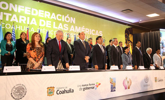    INAUGURA GOBERNADOR CONGRESO INTERNACIONAL SOBRE DERECHOS HUMANOS