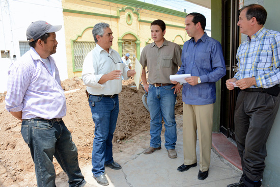 SUPERVISA ALCALDE AVANCE DEL 30 POR CIENTO DE LA OBRA DE REHABILITACIÓN DE LA RED DE DRENAJE DEL LA ZONA CENTRO 