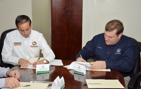 FIRMA MUNICIPIO Y EMPRESA SOUTHWEST MANUFACTURING CONVENIO DE COLABORACIÓN “PIEDRAS NEGRAS COMPETITIVO” 